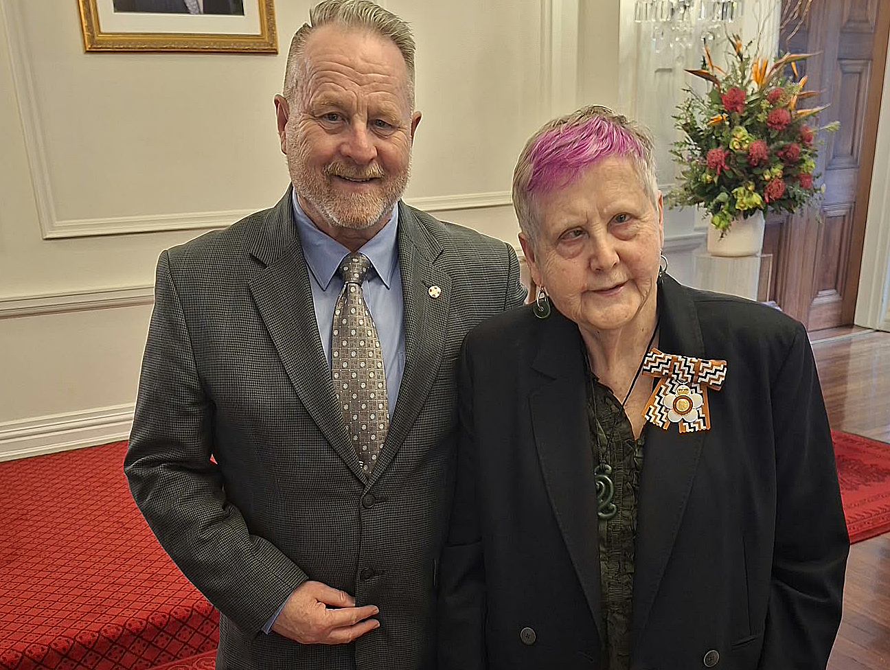 Richard Benge and Robyn Hunt